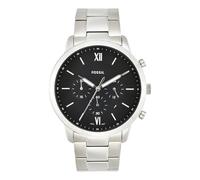 Fossil Reloj para hombre Neutra FS5384 – Cronógrafo cuarzo, caja 44mm acero plateado, correa acero