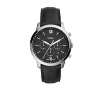 Fossil Reloj Neutra para Hombre, Movimiento cronógrafo de Cuarzo con Correa de Piel