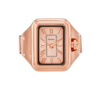Fossil Reloj Raquel para mujer, movimiento de cuarzo a dos agujas con correa de acero inoxidable, Tono oro rosa, 14 mm