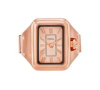 Fossil Reloj Raquel para mujer, movimiento de cuarzo a dos agujas con correa de acero inoxidable, Tono oro rosa