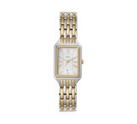 Fossil Reloj Raquel para Mujer, Movimiento de Cuarzo de Tres Agujas con Correa de Acero Inoxidable