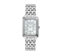 Fossil Reloj Raquel para Mujer, Movimiento de Cuarzo de Tres Agujas con Correa de Acero Inoxidable