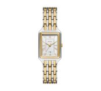 Fossil Reloj Raquel para Mujer, Movimiento de Cuarzo de Tres Agujas con Correa de Acero Inoxidable, Oro Sepia, 23 mm