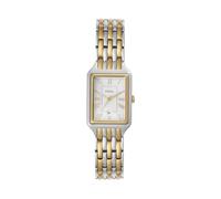 Fossil Reloj Raquel para Mujer, Movimiento de Cuarzo de Tres Agujas con Correa de Acero Inoxidable, Oro Sepia, 23 mm