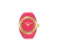 Fossil Reloj Ring para Mujer, Movimiento de Cuarzo a Dos Agujas con Correa de Acero Inoxidable