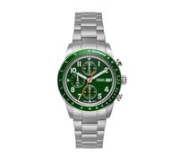 Fossil Reloj para hombre Sport Tourer de acero inoxidable con cronógrafo, FS6048, Verde