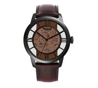 Fossil Reloj Townsman para Hombre, Movimiento automático de Tres Agujas con Correa de Acero o Piel