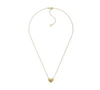 Fossil Sadie JF04856710 - Collar de acero inoxidable dorado para Mujer, Talla única, Acero inoxidable, No es una piedra preciosa, Azafrán Dorado