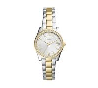 Fossil Reloj analógico para Mujeres. de Cuarzo con Correa en Acero Inoxidable ES4319