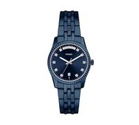 Fossil Scarlette ES5476 - Reloj para Mujer | Tamaño de la caja de 34 mm, fecha de cuarzo, azul marino, acero inoxidable