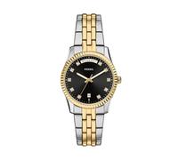 Fossil Scarlette - Reloj para Mujer, 34 mm, Mecanismo de Cuarzo con Tres manecillas y Fecha y Correa de Acero Inoxidable