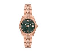 FOSSIL Reloj analógico 'SCARLETTE' oro rosa / verde hierba, Talla One Size