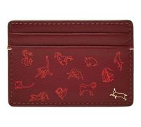 FOSSIL Steven Card Case Red Velvet