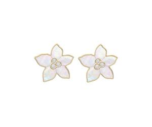 Fossil Sutton Mujer Pendientes de Acero Inoxidable en Tono Dorado, JF04973710