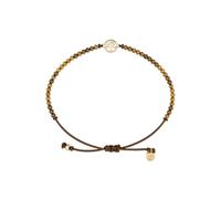 Fossil Sutton Pulsera de Latón Marrón con Cuentas para Mujer, JA7326710