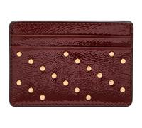 FOSSIL tarjetero Steven Card Case Red Mahogany