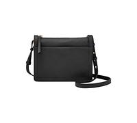 Fossil Taryn bolso de mujer, bandolera de piel negra, L: 24,1 cm, A: 5,7 cm, A: 18,4 cm, ZB1894001