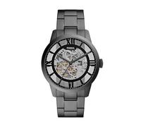 Fossil Townsman - Reloj automático de Acero Inoxidable Ahumado para Hombre, plomizo