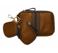 FOSSIL Travel Triple Pouch Chestnut