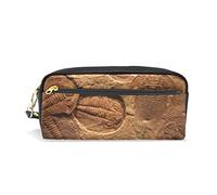 Fossil Trilobite Imprint The Sediment - Estuche para lápices, bolsa de piel sintética, oficina, escuela, estudiante, papelería, organizador de lápices, estuche de maquillaje para niñas, niños, adultos