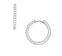 Fossil Women's Brass or sterling silver with hoop closure Earrings