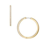 Fossil Pendientes de aro Ellis All Stacked Up para Mujer, metal dorado, JA7261710, Talla única, Latón, Sin piedra preciosa, Oro Miel