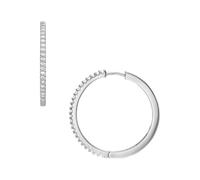 Fossil Women's Brass or sterling silver with hoop closure Earrings