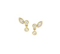 Fossil Ellis JA7290710 - Pendientes de latón para mujer, talla única, Latón, Sin piedra preciosa