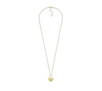 Fossil Women's gold tone Stainless Steel with lobster clasp closure heart shaped pendant necklace
