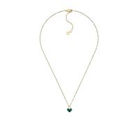 Fossil Women's gold tone Stainless Steel with lobster clasp closure heart shaped pendant necklace