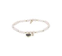 Fossil Brazalete ajustable para mujer con cuentas semipreciosas
