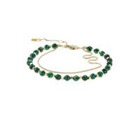 Fossil Pulsera para mujer All Stacked Up JF04541710 con cuentas de malaquita verde - Verde oscuro
