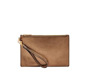 Fossil Wristlet SLG1557602 LiteHide - Muñequera para Mujer (1 Unidad), metálico, 22.2 cm L x 0.6 cm W x 14.6 cm H, Casual