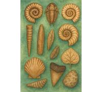 Fossils Notebook: Lined Journal For Ancient History And Stone Lovers
