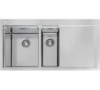 FOSTER 1251052 FREGADERO INOX 2 BACHES MASTER SX FILO TOP 100 CM