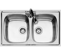 FOSTER 1886160 Fregadero 2 Bañeras S1000 Std Inox 86 CM