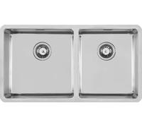 FOSTER 2206850 FREGADERO 2 BOLS KE R15 ST ACERO INOXIDABLE 82 CM