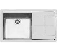 FOSTER 2280052 Fregadero 1 Bañera Izquierda Con Escurridor Ke Sf Inox 77,3 CM