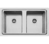 FOSTER 2283050 Fregadero 2 Bañeras Ke Sf Inox 77,3 CM
