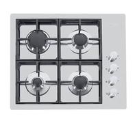 Foster 4F S4000 Ft Inox - 7256032 Placa de gas Encastrado | Acero inoxidable AISI 304 satinado, Dimensiones 920x520, Parrillas de hierro fundido, coprispartifiamma smaltati