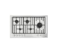 Foster 5F Fl Ft Inox - 7206032 Placa de gas Encastrado | Acero inoxidable AISI 304 satinado, Parrillas de hierro fundido, coprispartifiamma smaltati, Encendido eléctrica