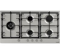 FOSTER 7016032 Piano De Cocción 90 Cm Acero Inox 5 Fuegos Parrillas De Hierro