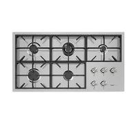 FOSTER 7638000 Quemador Encimera Serie Milano 108X49 5FUOCHI Acero Inox Pulido