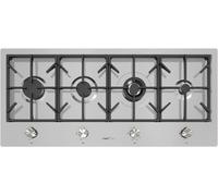 FOSTER 7640000 Quemador Encimera Serie Milano 108X49 4FUOCHI Acero Inox Pulido