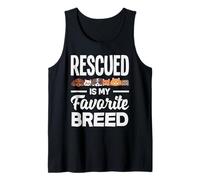 Foster Adopt Animal Rescue Mi Raza Favorita Camiseta sin Mangas
