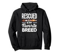 Foster Adopt Animal Rescue Mi Raza Favorita Sudadera con Capucha
