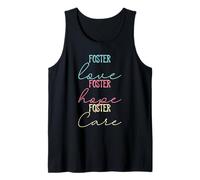 Foster Care Hope Love Adopción de Padres Coincidencia Familia Camiseta sin Mangas