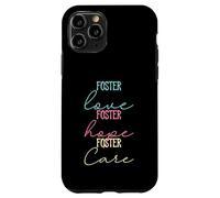 Foster Care Hope Love Adopción de Padres Coincidencia Familia Carcasa para iPhone 11 Pro