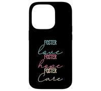 Foster Care Hope Love Adopción de Padres Coincidencia Familia Carcasa para iPhone 14 Pro