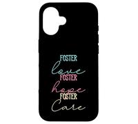 Foster Care Hope Love Adopción de Padres Coincidencia Familia Carcasa para iPhone 16